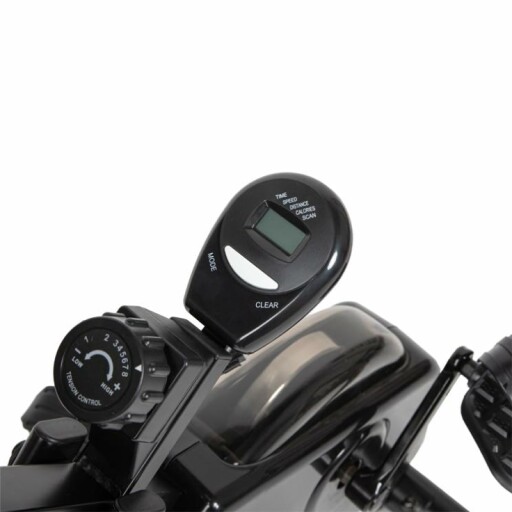 VirtuFit DB100 Faltbare Schreibtisch-Fahrrad mit Trainingscomputer