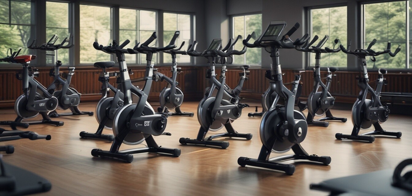 Verschiedene Modelle von Schreibtischfahrrädern