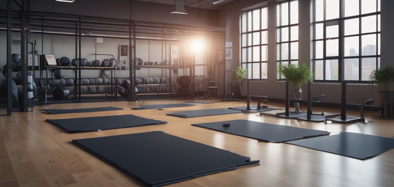 Bürofreundliche Übungen auf Fitnessmatten