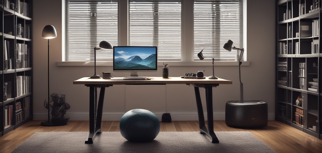 Übungen für das Arbeiten am Schreibtisch