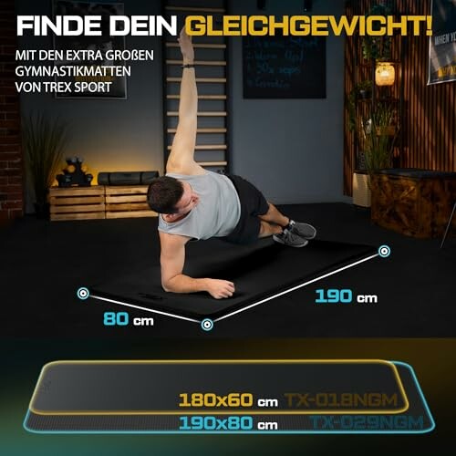 TREX SPORT Gymnastikmatte